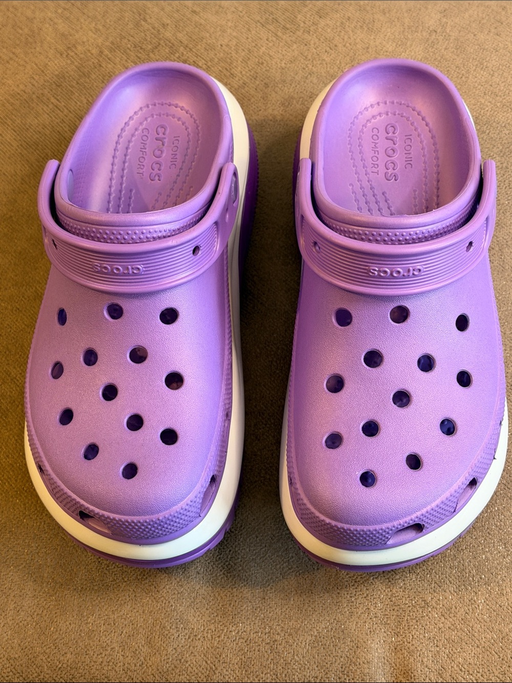 CROCS Mega Crush Clogs Galaxy Purple Women’s Size 8/Mens Size 6 - Picture 6 of 6